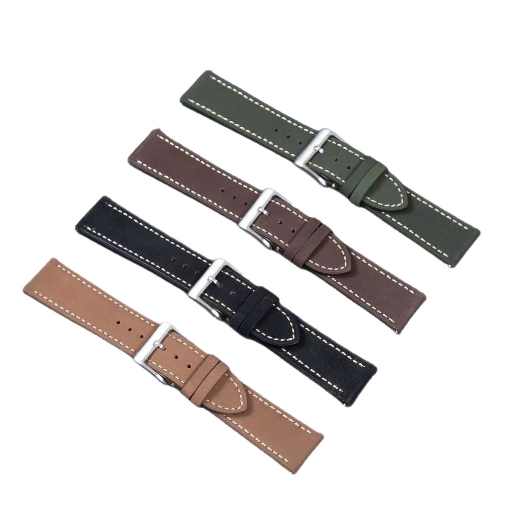 Vintage Mờ Mờ Chính Hãng Da Dây Đeo Đồng Hồ 20 Mm 22 Mm Phát Hành Nhanh Đồng Hồ Thông Minh Dây Đeo Vòng Tay Cho Nam Nữ Đồng Hồ Chống Thấm Nước Đồng Hồ Phụ Kiện