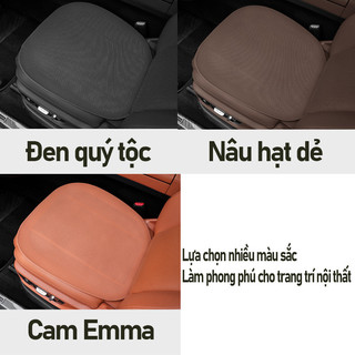 Đệm Ngồi Ô Tô Da PU Siêu Mỏng - Thoáng Khí, Chống Trượt, Phù Hợp Đa Dòng Xe, Dễ Lắp Đặt & Vệ Sinh