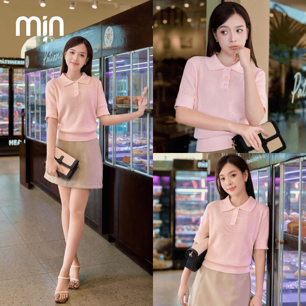 Áo Polo Đan Lưới Cotton Dệt kim thoáng khí PL06 MỊN VN phong cách Hàn Quốc