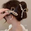Thanh Lịch Hạt Camellia Lấy Kẹp Kích Thước Lớn Tóc Nhiều Nữ Đầu Lưng Cao Cấp Cuộn Tóc Cá Mập Kẹp Tóc Kẹp Tóc