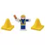 TAKARA TOMY Tomica Gift Let's Build a Town! Tomica Town Construction Site Set Mini Cars Toy for Ages 3 and Up