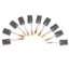 Littleloves1 10 Chiếc Than Chì Động Cơ Đồng Carbon Bộ Bàn Chải Cho Máy Xay Góc 6 * 8.5 * 13.5mm VN
