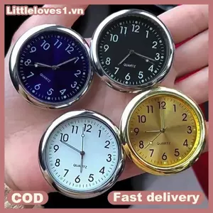Littleloves1 Đồng Hồ Mini Xe Thạch Anh Clo Dạ Quang Điện Tử Áo Chống Nước Xe Đạp Xe Máy Đồng Hồ Ô Tô Ô Tô Clo Bảng Điều Khiển Clo Trong Ô Tô VN