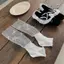 < WHPHous-t > Lyocell Ice Silk Leg Warmers Polka Dot Foot Stepping Calf Sos Summer Sunproof Thoải mái khi tập thể dục Đẹp