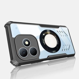 Vỏ Từ Tính Thích Hợp Cho OPPO Realme Note 80 70 70T 60 60X 50 4G 5G Ốp Lưng Thoáng Khí Trong Suốt Mỏng Tản Nhiệt Tough Chống Rơi Esports Cover 20-21