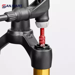AN.MART Xe Đạp Dĩa Schrader Van Adapter Xe Đạp Đường Bộ Air Fork Bơm Hơi Van Adapter Cho Nĩa Iate Lốp Sử Dụng VN