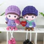 Nhà Mới Treo Chân Búp Bê Nhựa Trang Trí Hoạt Hình Sáng Tạo Cặp Đôi Búp Bê Trang Trí Nhà Cửa Quà Cưới 5.17 KJTI