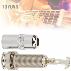 Toyuvn Mingzhe Đàn Guitar Cấp Pin 1/4in Ren Trụ Đồng Ổ Cắm Cho Âm DIY Bán Tải Dây Đeo Đóng Cổng Kết Nối Và Bass Phụ Kiện