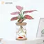 JCSYFAC Chậu hoa trong suốt Thủy canh Tự động hấp thụ nước Chậu hoa nhựa Mới