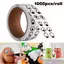 JCSYFAC 1000 Cái / cuộn Máy Stier Mắt Tự Dính Mini Hình Mắt Stier Cho Đồ Thủ Công DIY, Trang Trí Tiệc Trang Trí Nhà Đồ Dùng Học Tập Mới
