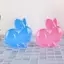 JCSYFAC 1 Cái Hình Thỏ Nhựa Hộp Kẹo Cưới Hộp Quà Tặng Dự Tiệc Ủng Hộ Kẹo Hộp Quà Cưới Như Kẹo Pa Đồ Dùng Giáng Sinh Mới