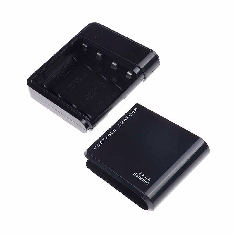 [KvJJL-t] 1 Pc Usb 4 Aa Pin Sạc Khẩn Cấp Di Động Đa Năng Sạc Điện Thoại Mới