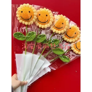 Dệt mặt cười Mô phỏng hoa Quà tặng ngày nhà giáo Hướng dương