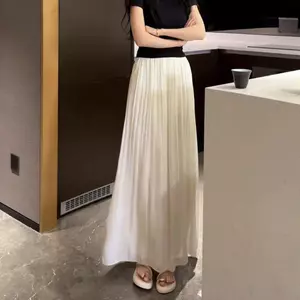 Phong Cách Hàn Quốc Ánh Sáng Đơn Giản Thiết Kế Phong Cách Trưởng Thành Niche Culottes Nữ Xuân Hè Phong Cách Mới Thời Trang Nhiều Lớp Tính Khí Phù Hợp Với Đẹp Phong Cách Phương Tây Ngọt Ngào Màu Trơn Phong Cách Hot Dai