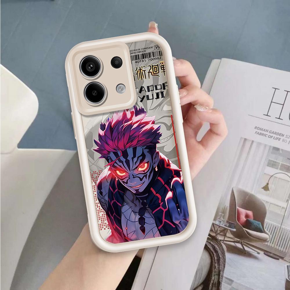 Ốp Lưng Cho Redmi Note 13 Pro 4G 5G POCO M6 Pro 4G Hoạt Hình Silicon Nghệ Thuật Mềm Vỏ Điện Thoại TPU Jujutsu Kaisen Học Sinh Nam Thời Trang Mắt Thiên Thần Mặt Sau Chống Sốc
