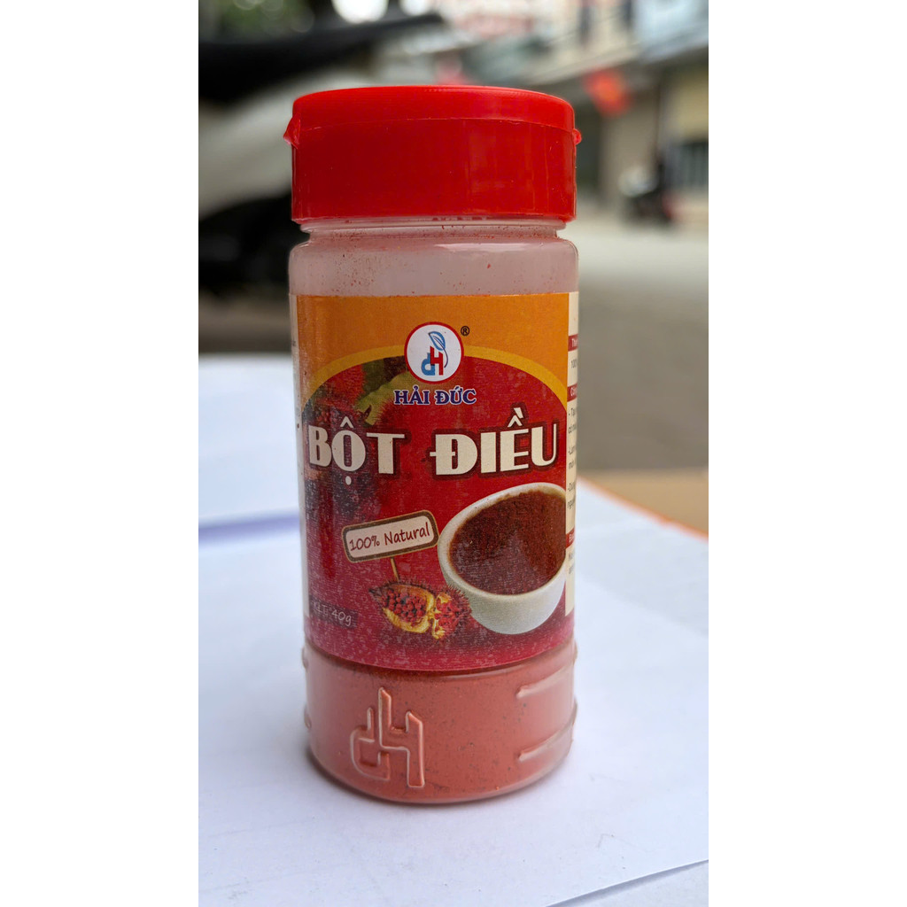 Bột Điều Đỏ Đức Hải Nguyên chất 100% (không phẩm màu) Tạo màu và hương vị cho món ăn - Đức Hải Food