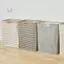 Maybest Giỏ Giặt Chống Thấm Nước Vải Lanh Cotton Giỏ Quần Áo Bẩn Sắp Xếp Giặt Đồ lặt vặt Có Thể Gập Lại Túi Bảo Quản Gọn Hamper {VN}