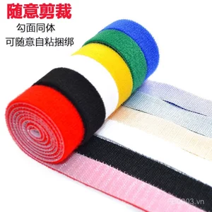 Cung cấp Dây đeo lưng Velcro tự dính Dây cáp dữ liệu Dây buộc Velcro Dây đeo quản lý cáp 1.5 27OF