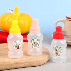 Maybest 1 / 4 Chai Cà Chua Nhỏ Dễ Thương Mini Di Động Hộp Đựng Nước Sốt Nhỏ Salad Hộp Đựng Đồ Ăn Hộp Đựng Đồ Ăn Cho Hộp Bento {VN}