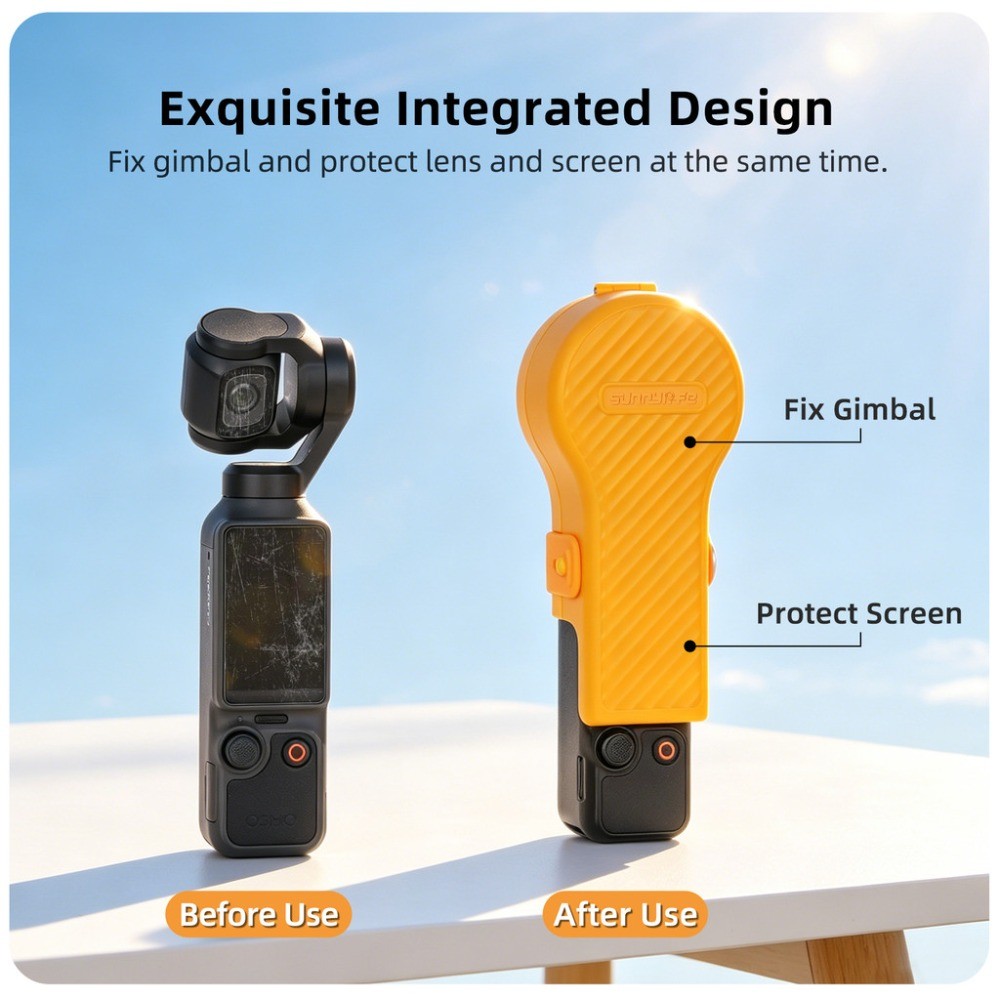 Sunnylife Cho DJI Pocket 4 Vỏ Bảo Vệ Cho DJI Pocket 4 / 3 Vỏ Bảo Vệ Tròn Cho DJI Pocket 4 / 3 Vỏ Bảo Vệ Nhiều Màu Sắc