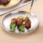 Đĩa du lịch di động PYCOU, Đĩa Salad trái cây có thể xếp chồng nhẹ, Khay kim loại sang trọng Chống rỉ sét Khay cắm trại Du lịch