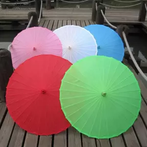 DELMER DIY Tranh Giấy Ô, Ô Giấy Handmade Cổ Điển Cổ Điển, Đồ Dùng Tranh Truyền Thống Nhiều Màu Sắc Dầu Ô Dù Trẻ Em