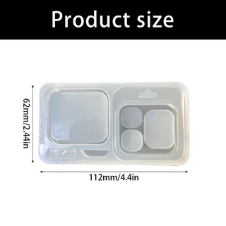 Flgo Ba Khoang Silicon Dụng Cụ Trang Sức Khuôn Cho Các Dự Án Thủ Công Trang Trí Hộp Nhỏ Sáng Tạo