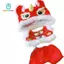 Gamchiano 3x Bộ Múa Sư Tử Quần Áo Búp Bê Nhồi Bông DIY Hoạt Hình Có Thể Tháo Rời Quần Áo Búp Bê Outifit Thú Nhồi Bông Quần Áo Cho Búp Bê 10-17cm