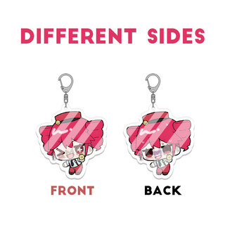 Different Sides Design Mesmerizer-Miku Teto Chibi SD Kawaii Acrylic Cute Keychain Keyring Hanging Accessories For Cospla