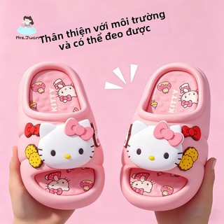 Dép trẻ em Kuromi – Mềm mại, đế chống trượt, dùng trong nhà, phòng tắm hoặc đi chơi