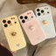 Dòng sữa Wave Dot Puppy cho iPhone 16promax Trường hợp điện thoại 15plus Girl Heart 14Pro