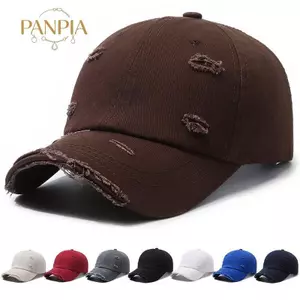PNPIA- Mũ Bóng Chày Có Thể Điều Chỉnh Có Lỗ Rửa Retro Cotton Hip Hop Snapba Mũ Chống Nắng Cho Hoạt Động Đô Thị