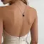 PNPIA- Ladies Tối Giản Hình Bầu Dục Thả Ba Dây Xích Nelace Dài Lariat Phong Cách Cho Đầm Baless Gợi Cảm Tuyên Bố Trang Sức