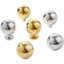 Ngọc Nhẫn Letty Đồng Phong Cách Bắc Âu Ánh Sáng Hiện Đại Bóng Sang Trọng Bạc Mạ Chrome Tủ Quần Áo Tay Nắm Cửa Ngăn Kéo Tay Cầm Pháp 65ml6