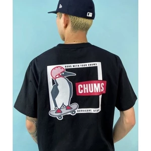CHUMMS 100% Cotton Cao Cấp Chim Lướt Sóng Mới Ván Trượt Phía Sau Lớn Cổ Tròn Tay Ngắn TEE Áo Sơ Mi Nam0515
