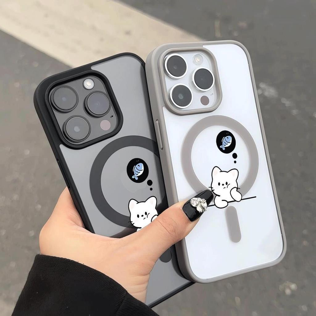 Con cá con mèo phù hợp với vỏ điện thoại 1617 Promax ba màu hút từ 151413 bộ 12
