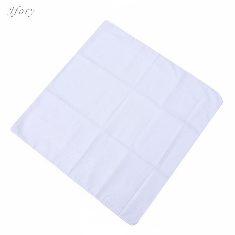 Khăn tay Cotton trơn cổ điển Satin Band Khăn tay vuông dành cho nam Bộ đồ bỏ túi hoặc thủ công