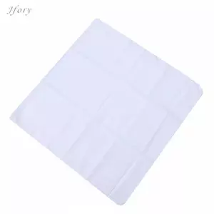 Khăn tay Cotton trơn cổ điển Satin Band Khăn tay vuông dành cho nam Bộ đồ bỏ túi hoặc thủ công