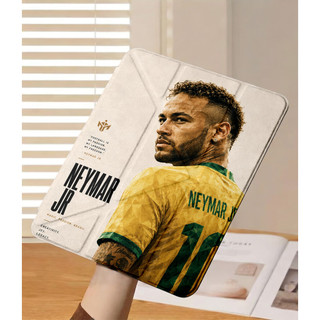 Ốp Lưng Neymar Cho iPad Air 4/5/6/7/8 Pro 11 12.9 Y-fold Neymar 10 cho iPad A16 Gen 12 11 10 9 8 7 6 5 Mini6/7