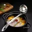 Maybest Thép không gỉ Rây Rây Rây Súp Rây Lọc Nhà Bếp Dầu Canh Tách Mỡ Sữa Chua Dầu Skimmer Thìa Phụ Kiện Nhà Bếp {VN}