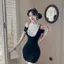 Mùa Hè Hepburn Phong Cách Hông Váy Phong Cách Mới Ren Khâu Mỏng Hơn Nhìn Cao Cấp Váy Cô Gái Nóng Váy Sang Trọng S