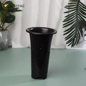 JCSYFAC 1 Chậu Phong Lan Lỗ Lưới Cốc Chậu Hoa Thiên Tính Điều Khiển Thoáng Khí Rễ Cây Trồng Làm Sâu Chậu Hoa Cho Trang Trí Sân Vườn Mới