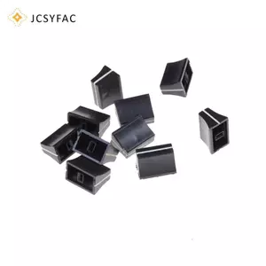 JCSYFAC 10 x Máy trộn áp suất trượt Fader Núm 19mmLx12mmW cho trục 4mm Mới