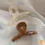 Kẹp Tóc Nhỏ Thạch Cá Mập Thanh Lịch Nhựa Trong Suốt Hình Học Móng Vuốt Tóc Cho Nữ Cô Gái Đuôi Ngựa Mùa Hè Mũ Phụ Kiện Tóc Mới
