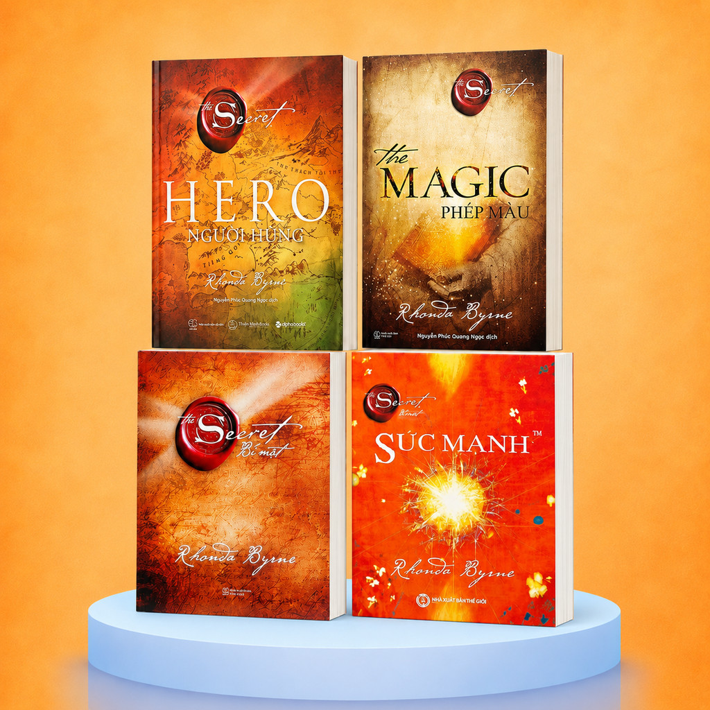 Sách - Lẻ/combo 4 Cuốn: The Secret + The Magic + The Power + The Hero - Rhonda Byrne (Thiên Minh)