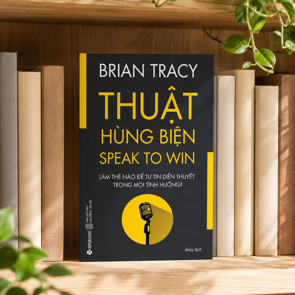 Sách - Thuật Hùng Biện - Cách để tự tin diễn thuyết trong mọi tình huống - Brian Tracy (Alpha Books)