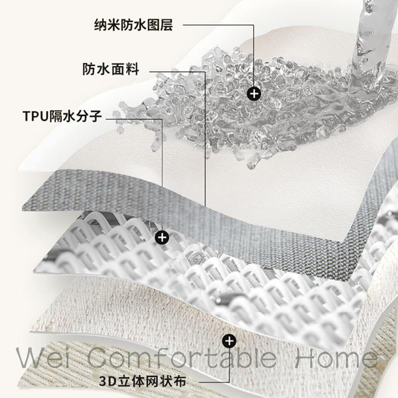 Đệm sofa đa năng 4 mùa, chống thấm nước, cho thú cưng, cố định chống trơn trượt, vải bền, không trầy xước