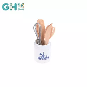 GHX 1 / 12 Nhà Búp Bê Thu Nhỏ Bộ Đồ Dùng Nhà Bếp Trang Trí Nhà Cửa Quà Tặng 1 Bộ VN