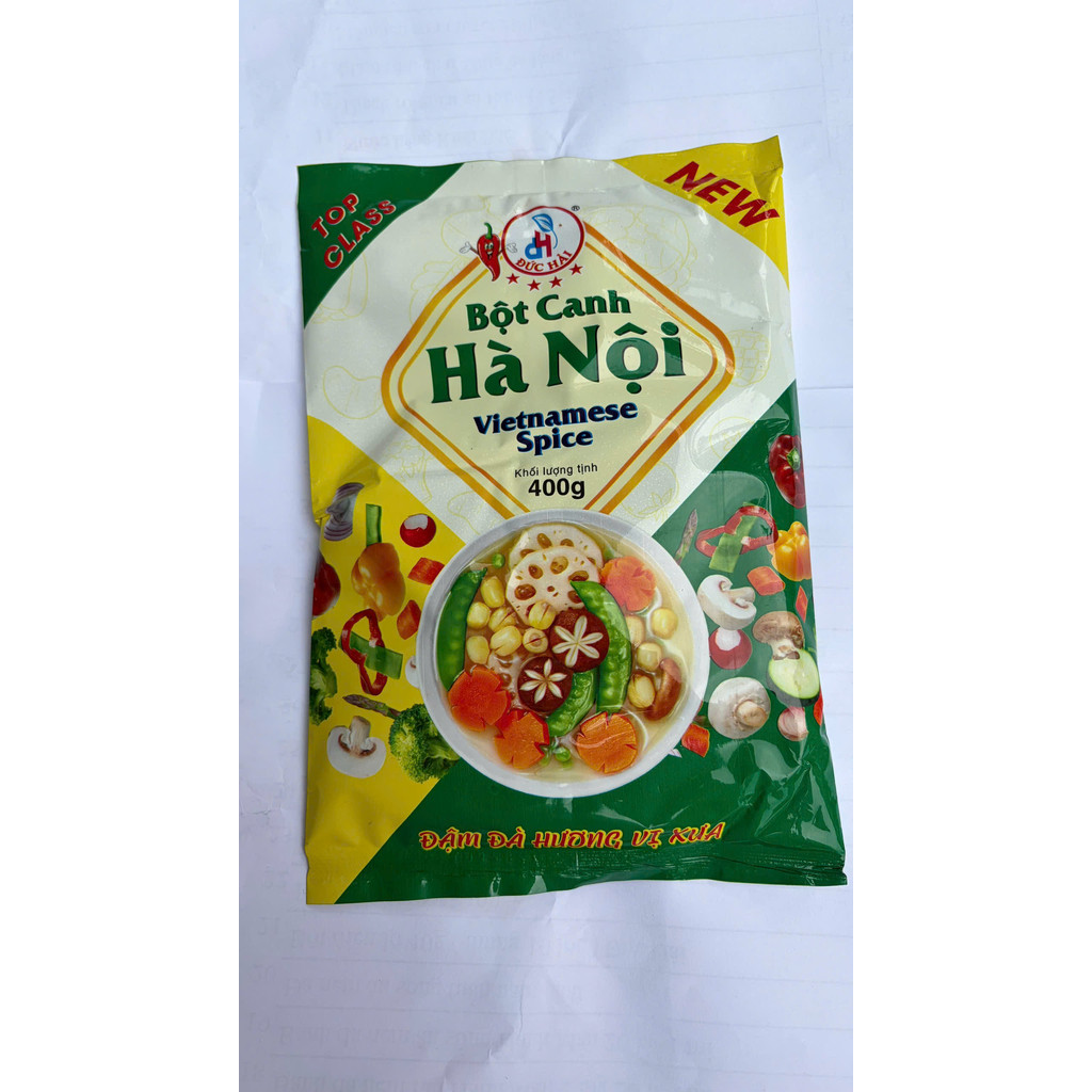 Muối Bột Canh Hà Nội Cao Cấp gói 400g - Đức Hải Food - Hương vị đậm đà cho mọi món ăn thêm thơm ngon