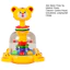 < Pluscloth > Đồ chơi báo chí hình con hươu cao cổ hoạt hình cho trẻ em – Bóng nhảy xoay Đồ chơi giáo dục tương tác cho trẻ mới biết đi Bé trai Bé gái – Quà tặng chơi học tập vui nhộn Phim hoạt hình Tiger T
